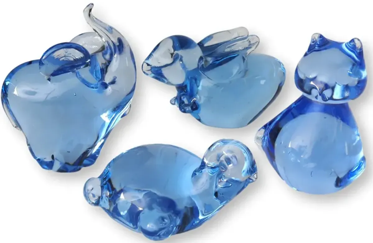 Hand-Blown Glass Animals