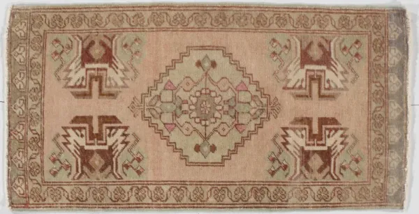 Turkish Yastik Rug 1'7 X 3'