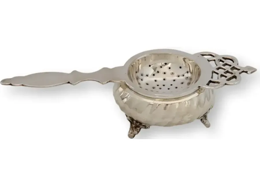 Early 1900s English Tea Strainer