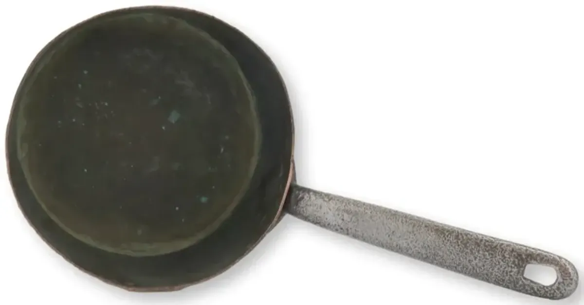 Antique Copper Pan with "W.F.D.S" Monogram