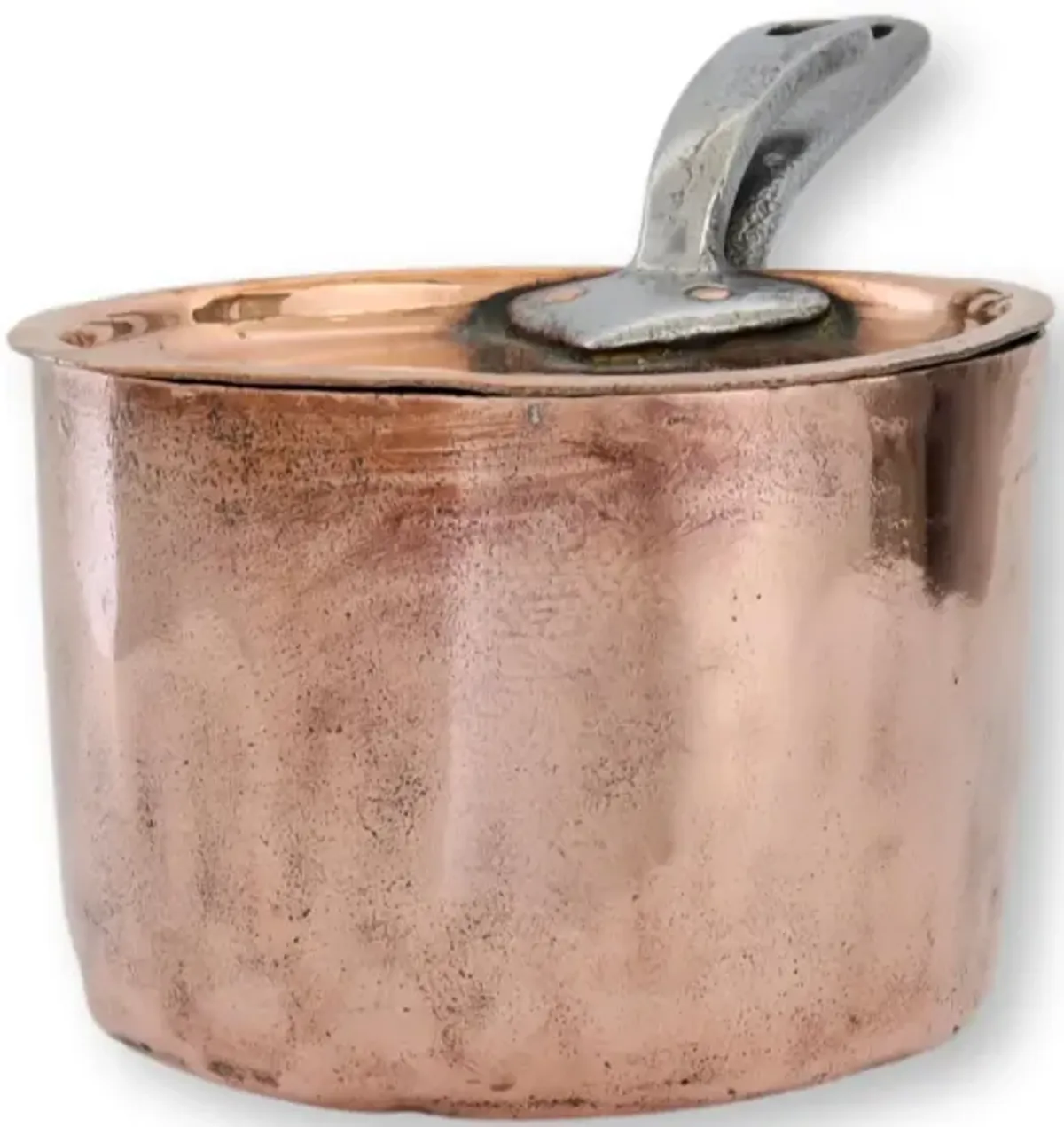 Antique Copper Pan with "W.F.D.S" Monogram