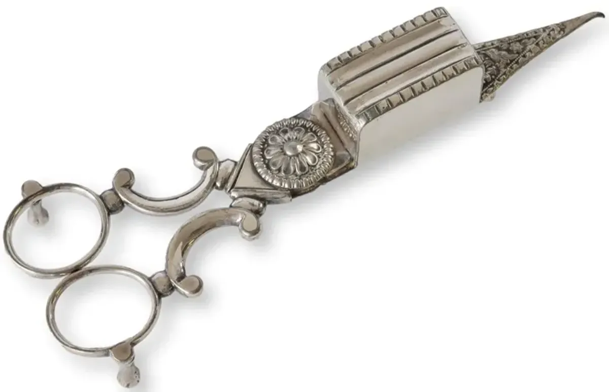 English Silver-Plate Candle Snuffer