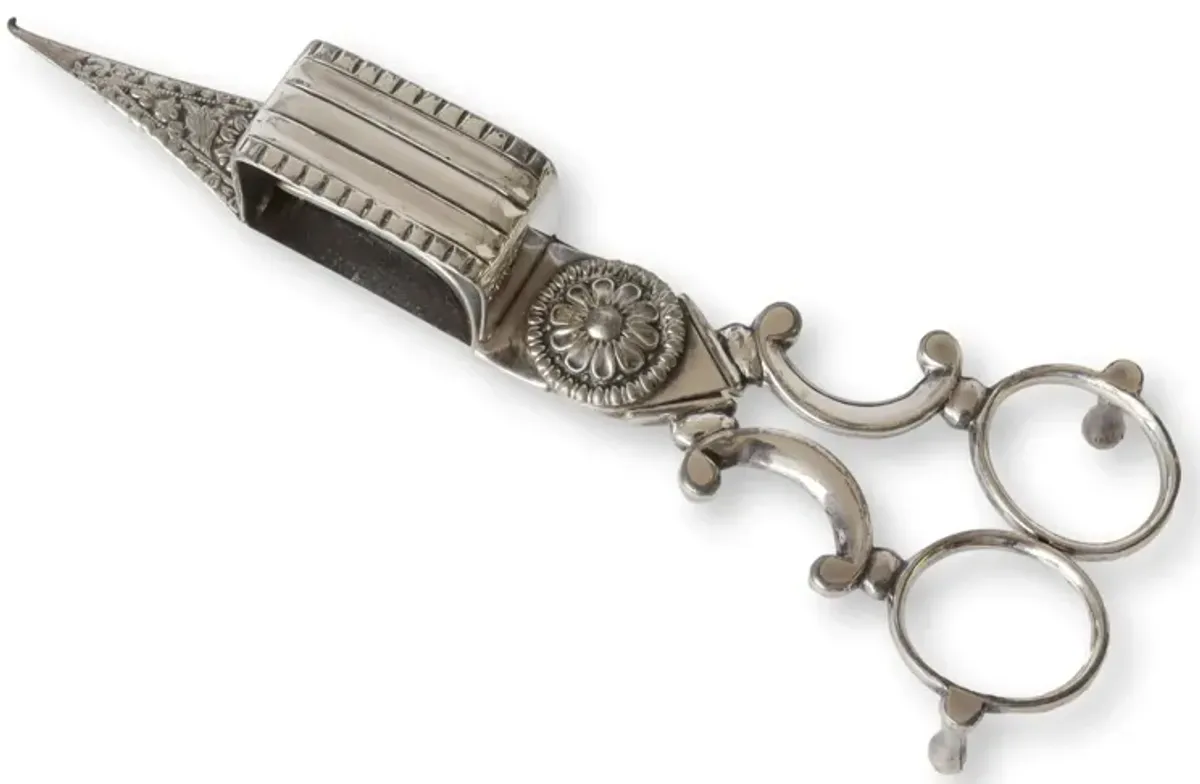 English Silver-Plate Candle Snuffer