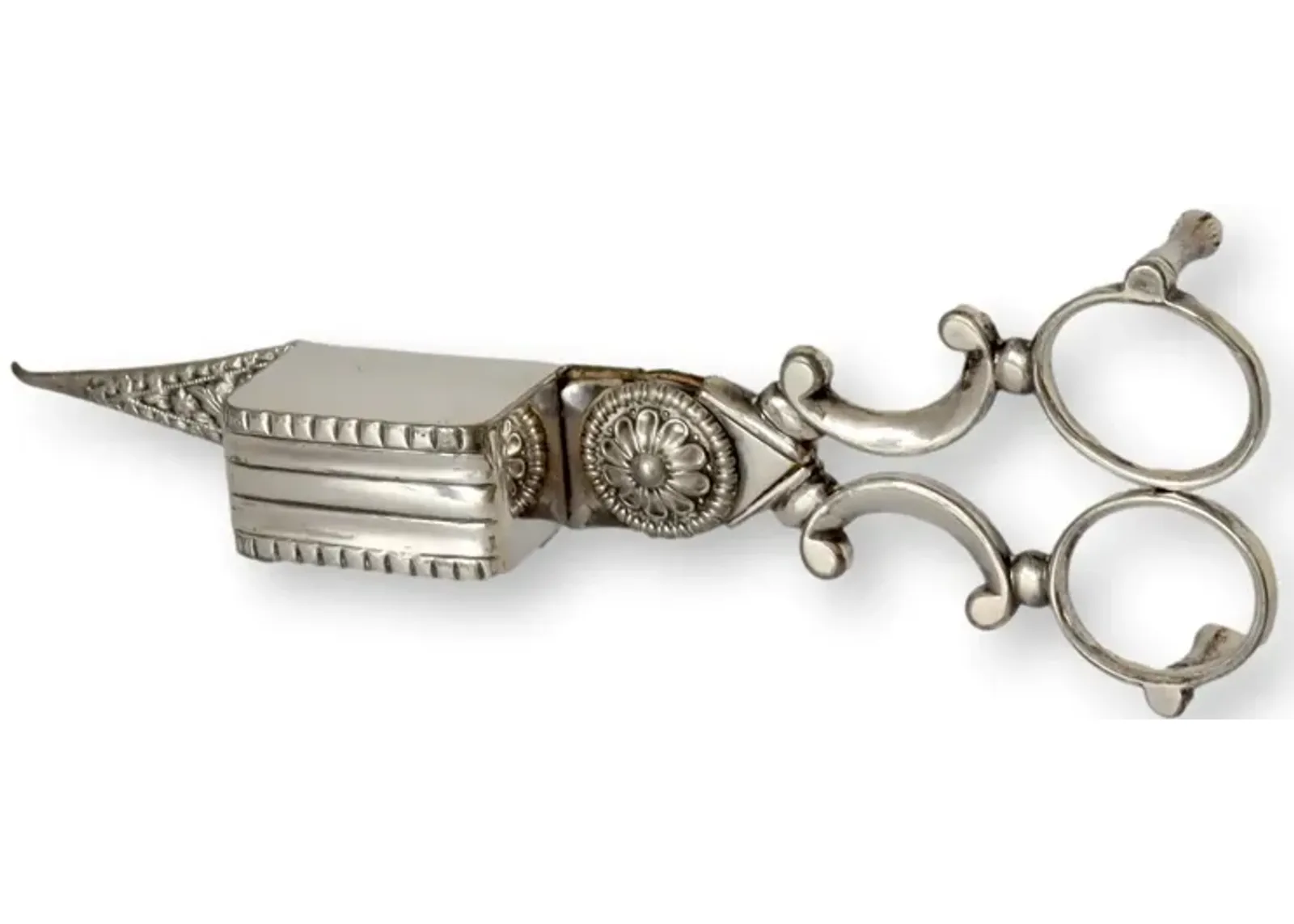 English Silver-Plate Candle Snuffer