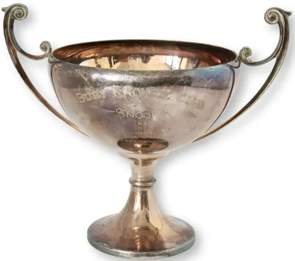 1950s Bury Knowle Club Snooker Trophy - Brown