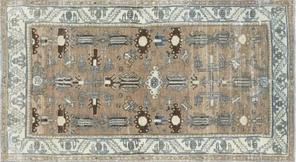 1960s Persian Melayer Rug -3'5"' x 6'2"