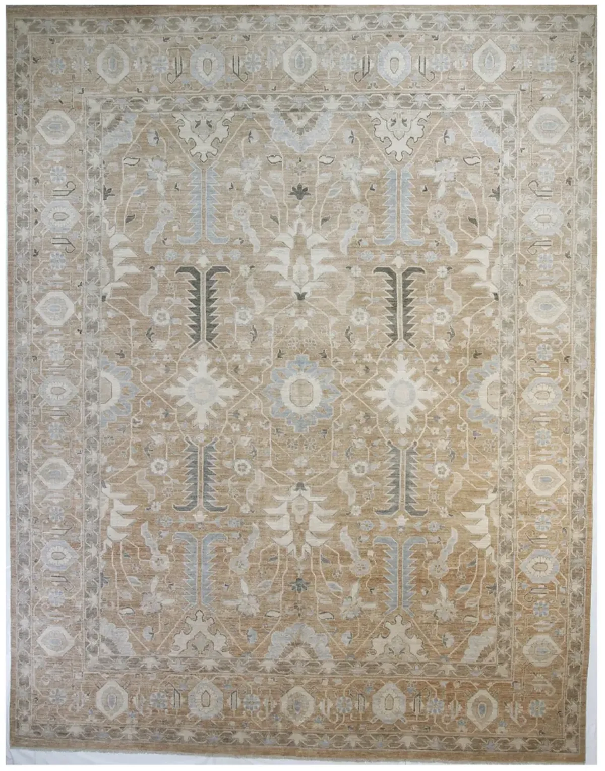 12' x 15' Oushak Rug, Mocha
