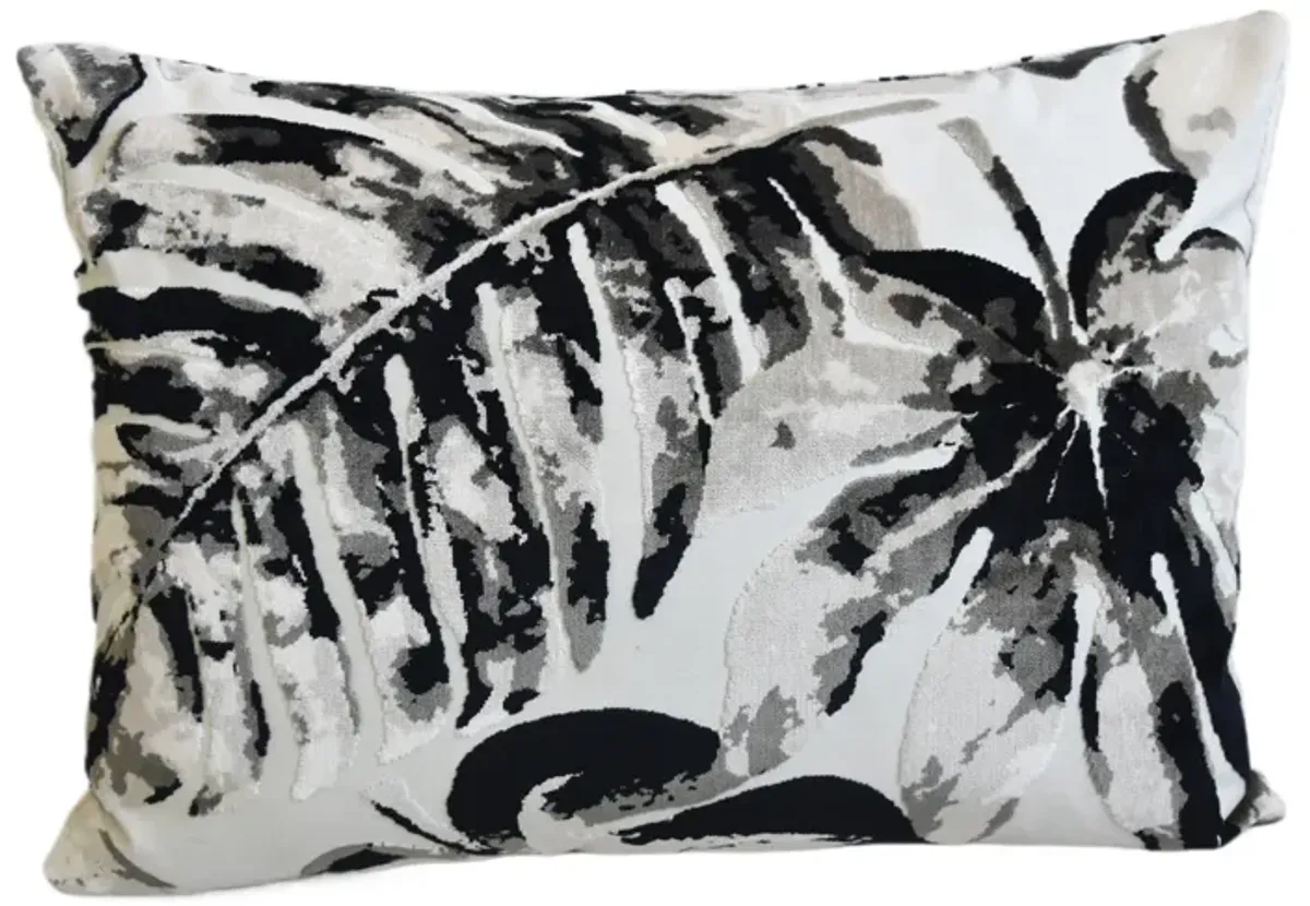 Contemporary Botanical Velvet Pillow