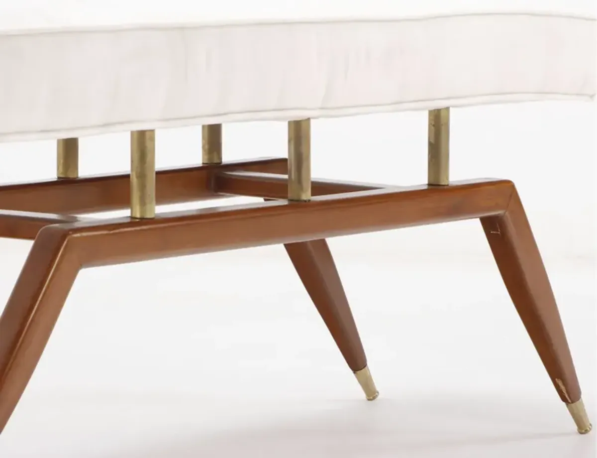 Italian Wood & Upholstered Benches - PR