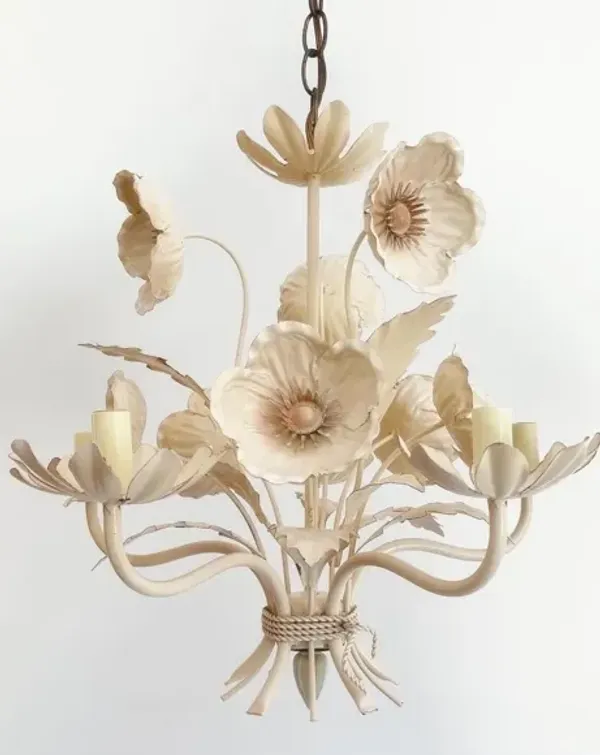 Italian Poppies Chandelier