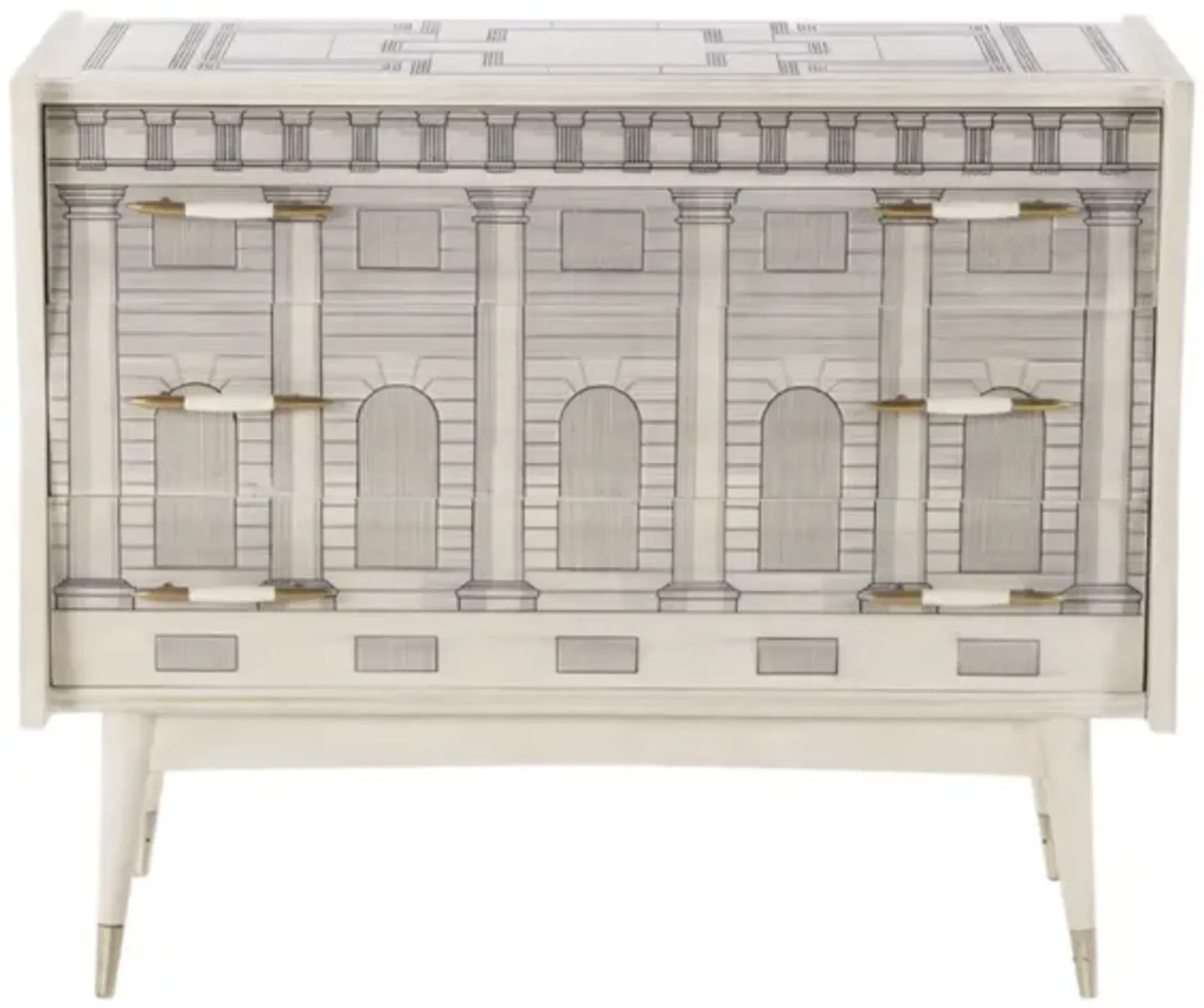 MCM Fornasetti Three Drawer Chest