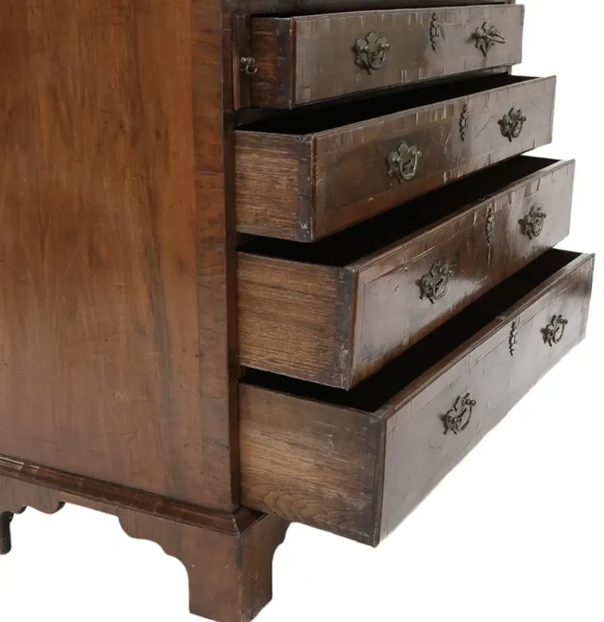 Antique George III Style Bureau Bookcase