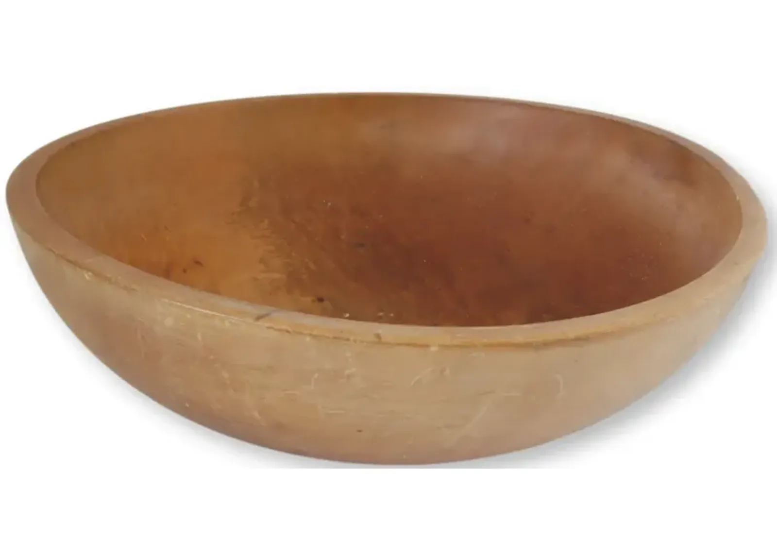 American Hand Turned Wood Dough Bowl