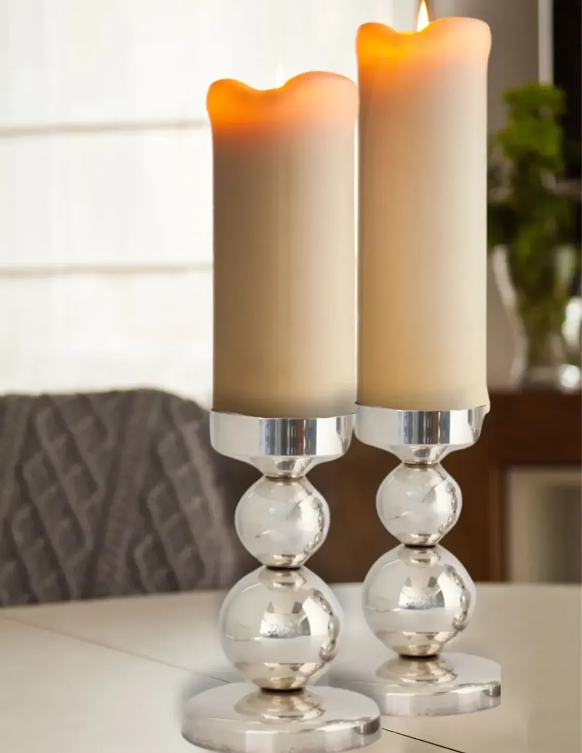 Pair of Danish Modern Candle Holders