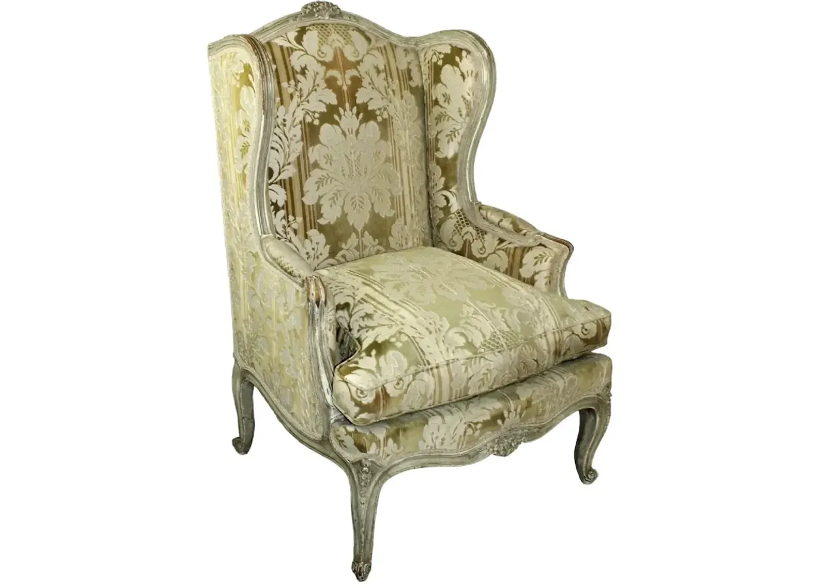 Louis XV Style Wingback Bergere