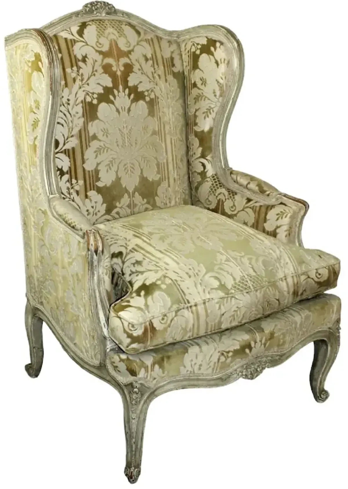 Louis XV Style Wingback Bergere