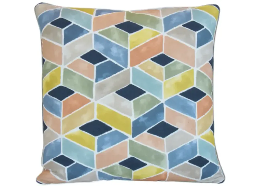 Kravet Colorful Modern Abstract Pillow