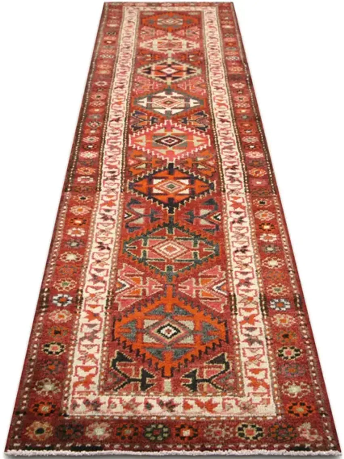 1960s Turkish Oushak Runner-2'8"x 11'9"