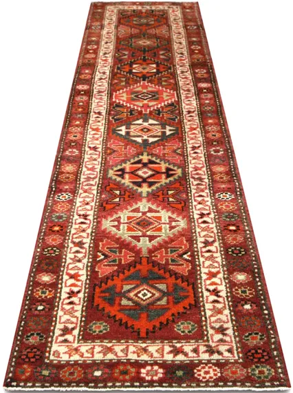 1960s Turkish Oushak Runner-2'8"x 11'9"