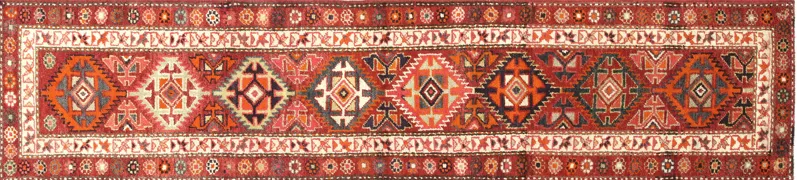 1960s Turkish Oushak Runner-2'8"x 11'9"