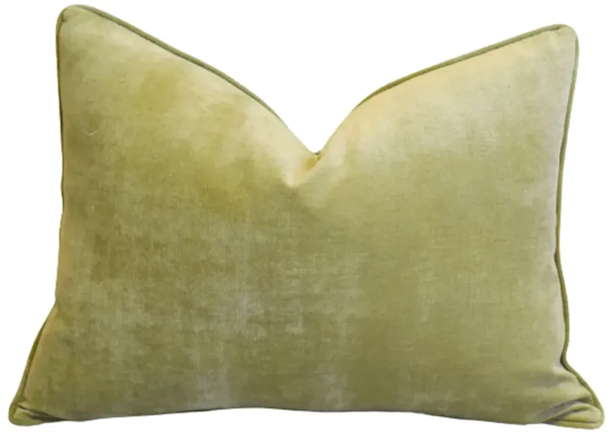 Green Ivy Floral Botanical Pillow