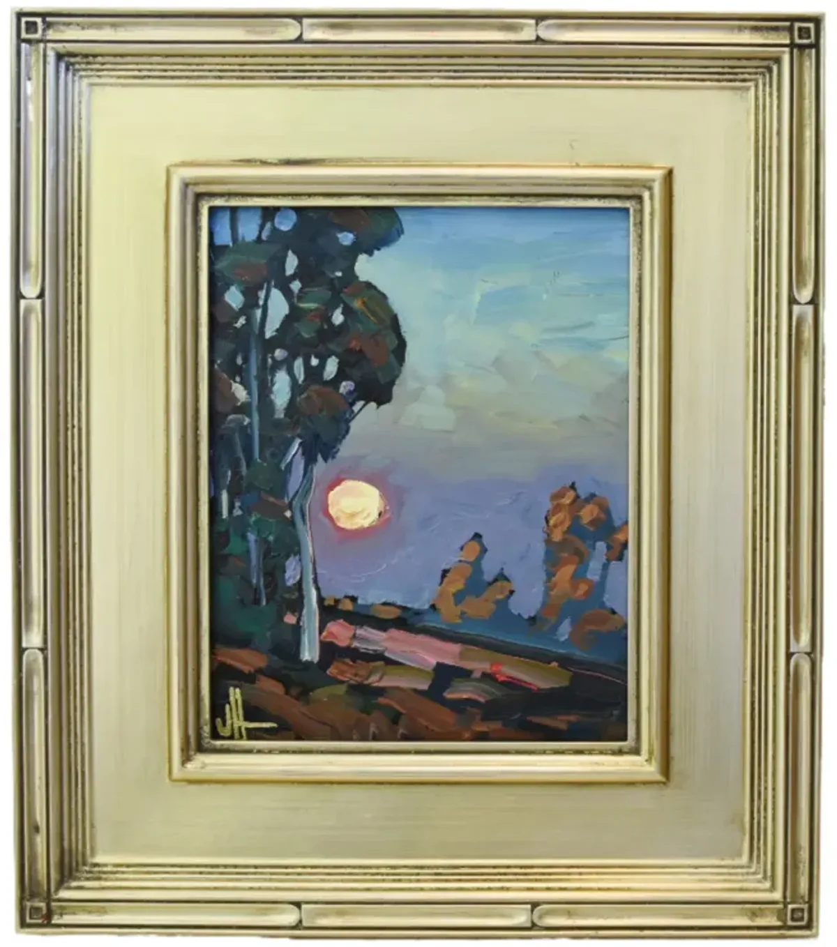 Wm. Hawkins Moon & Landscape Painting