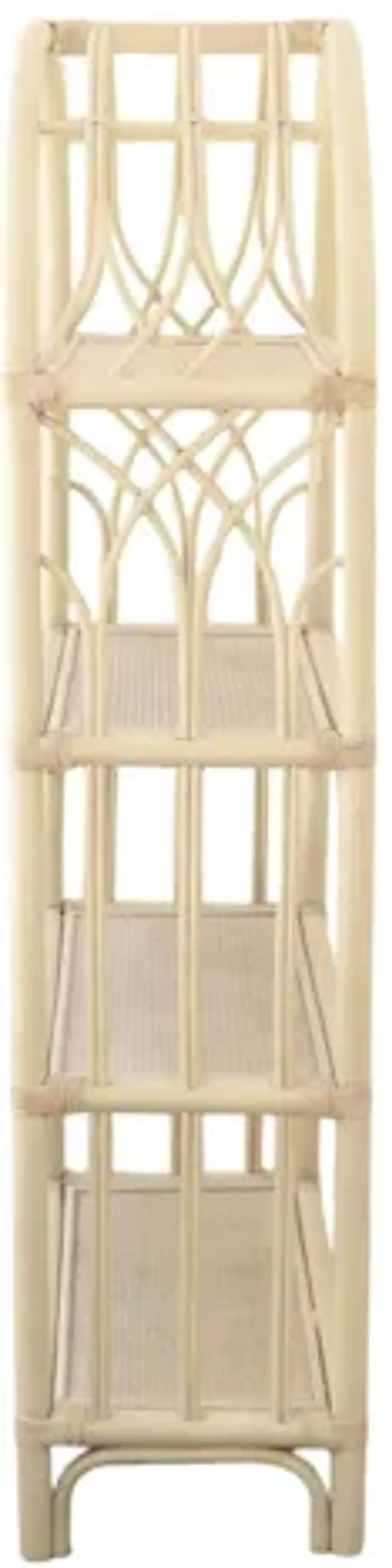 Bamboo & Rattan Etagere - Beige