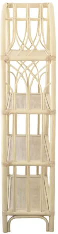 Bamboo & Rattan Etagere - Beige