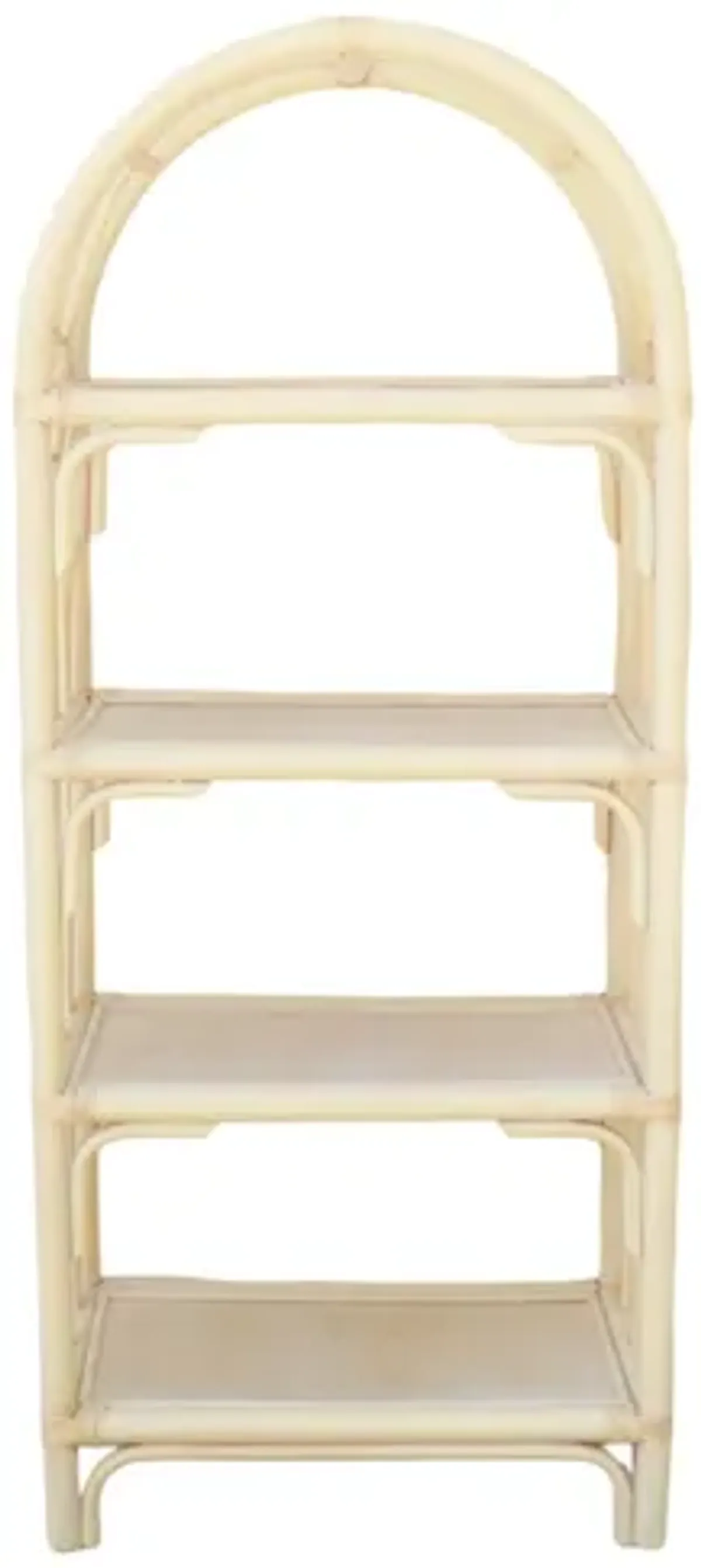 Bamboo & Rattan Etagere - Beige