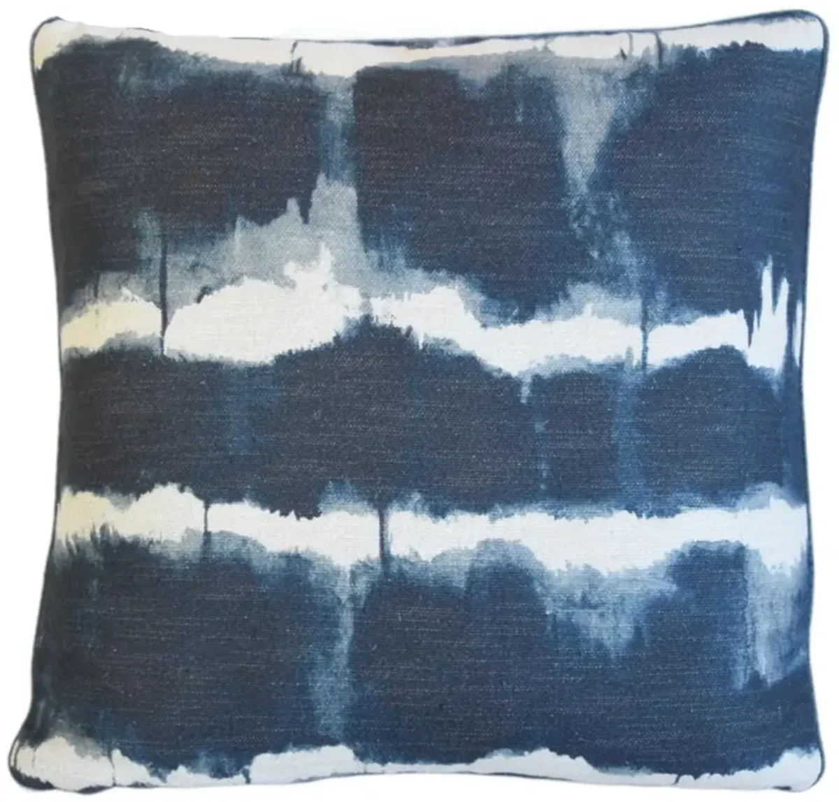 Kravet Couture Indigo Linen Pillow