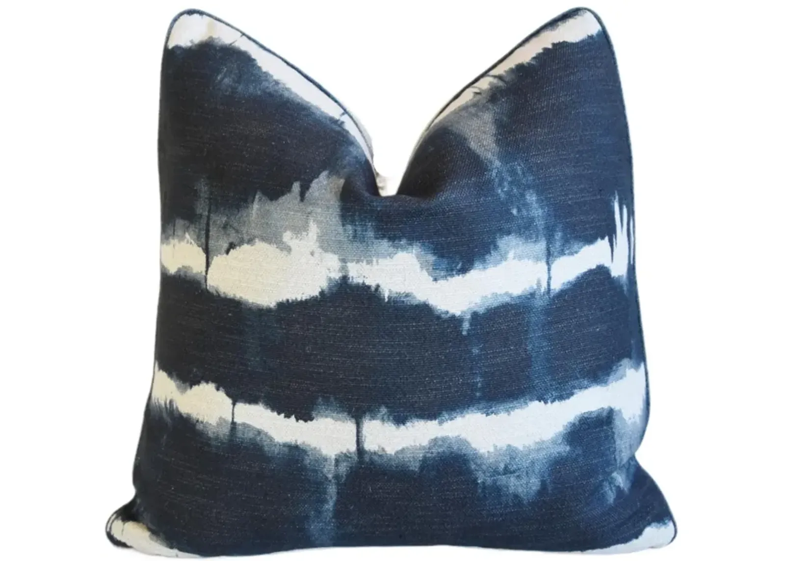 Kravet Couture Indigo Linen Pillow