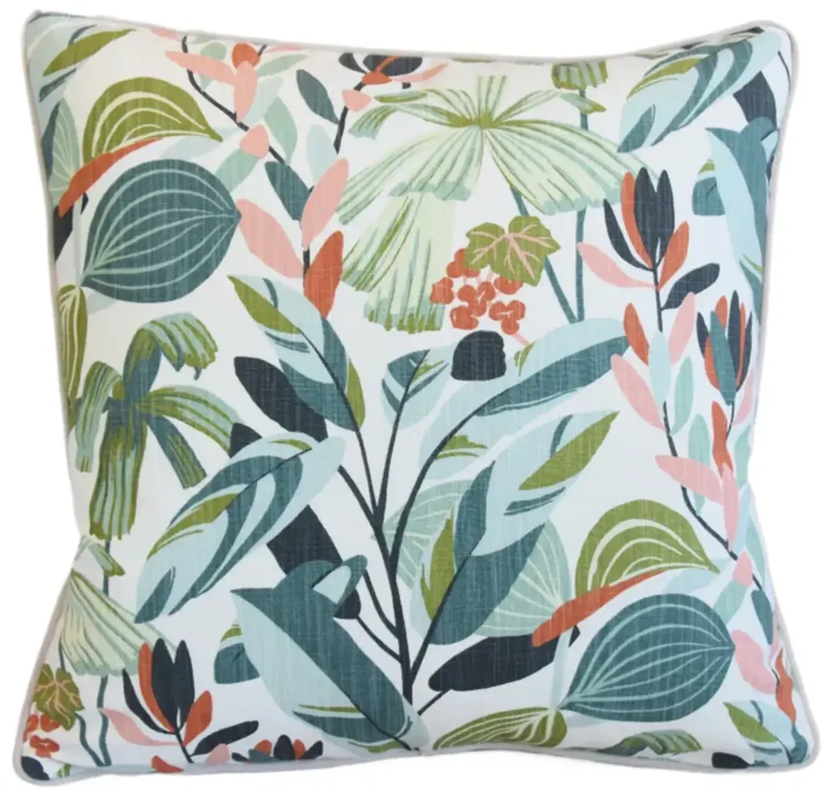 Tropical Floral Botanical Garden Pillow