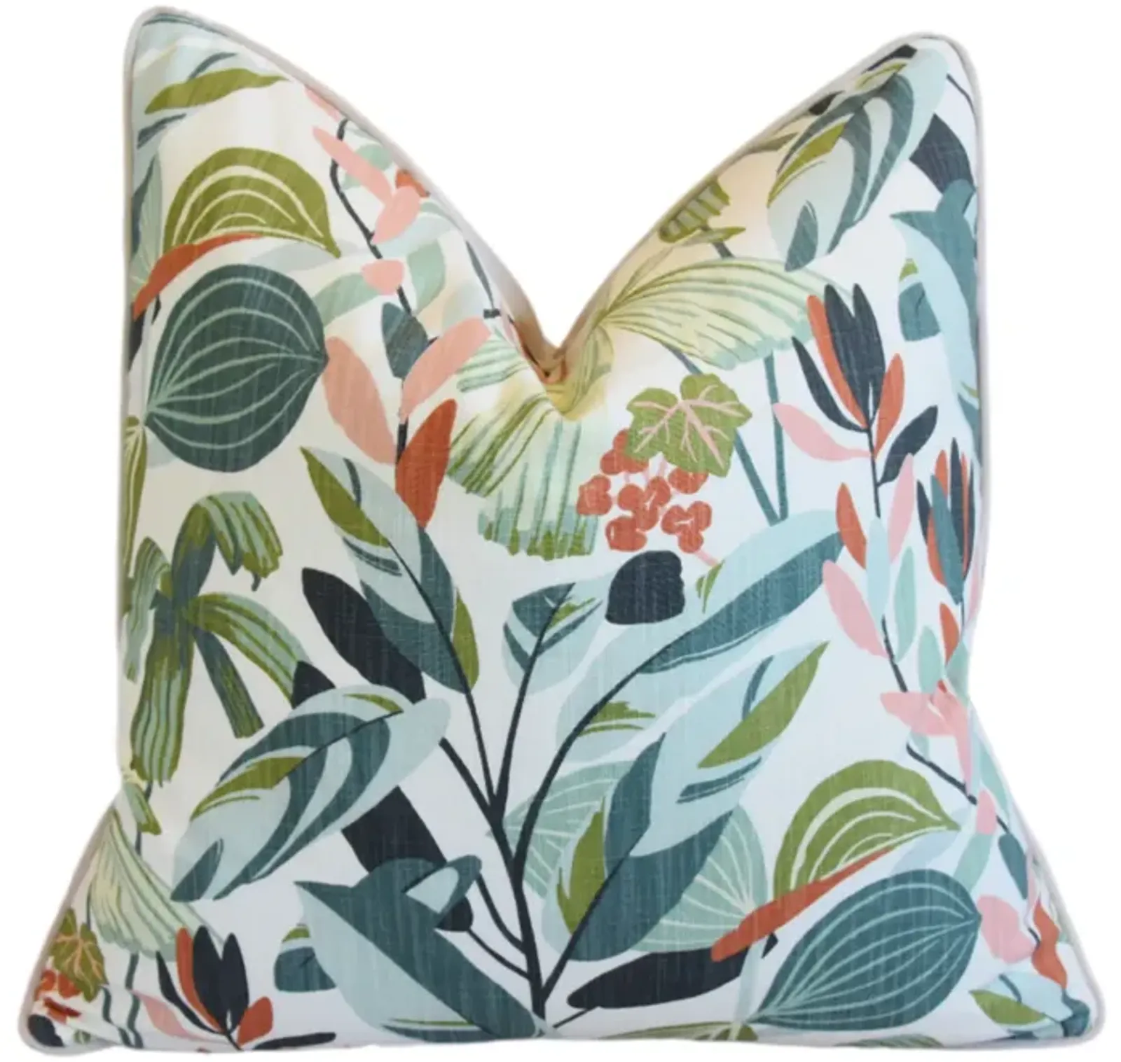 Tropical Floral Botanical Garden Pillow