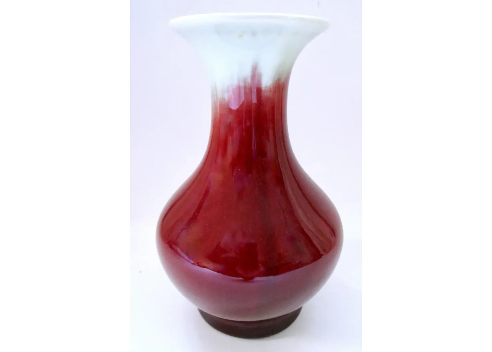 1940s Gladding McBean Oxblood-Glaze Vase