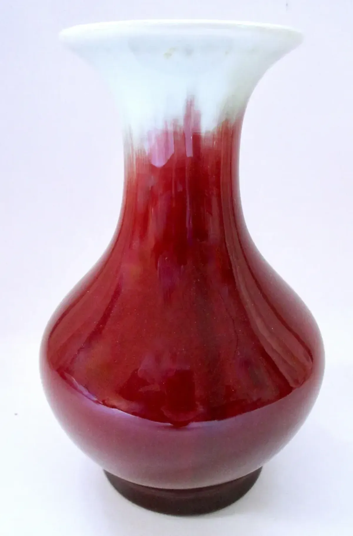 1940s Gladding McBean Oxblood-Glaze Vase