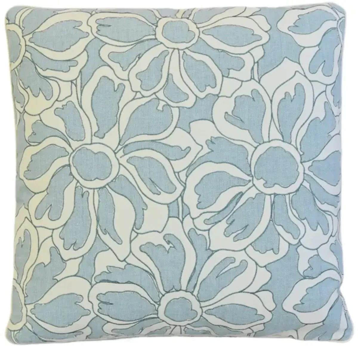 Cowtan Tout Capri Appliqué Floral Pillow