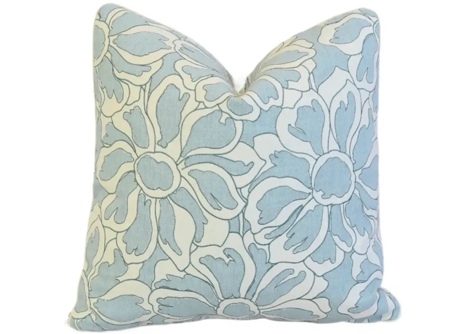 Cowtan Tout Capri Appliqué Floral Pillow