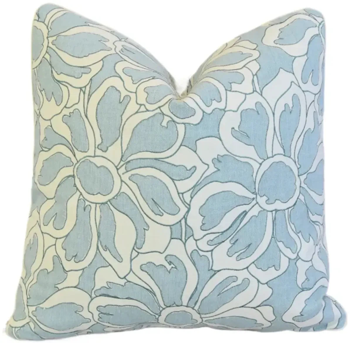 Cowtan Tout Capri Appliqué Floral Pillow