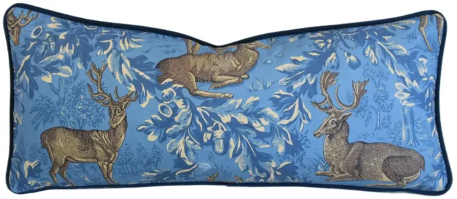 Woodland Botanical & Deer Pillow