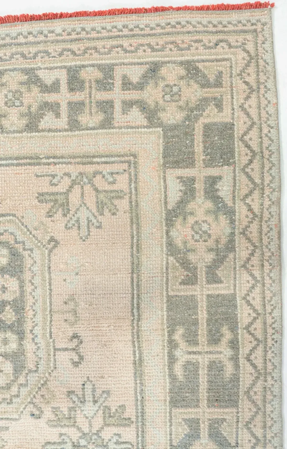 Oushak Anatolian Runner 4'5 X 10'11 - Beige