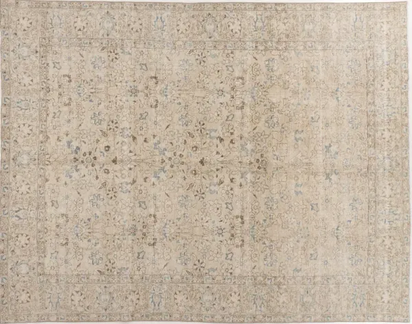 Subdued Tabriz Rug 8'3 X 10'6