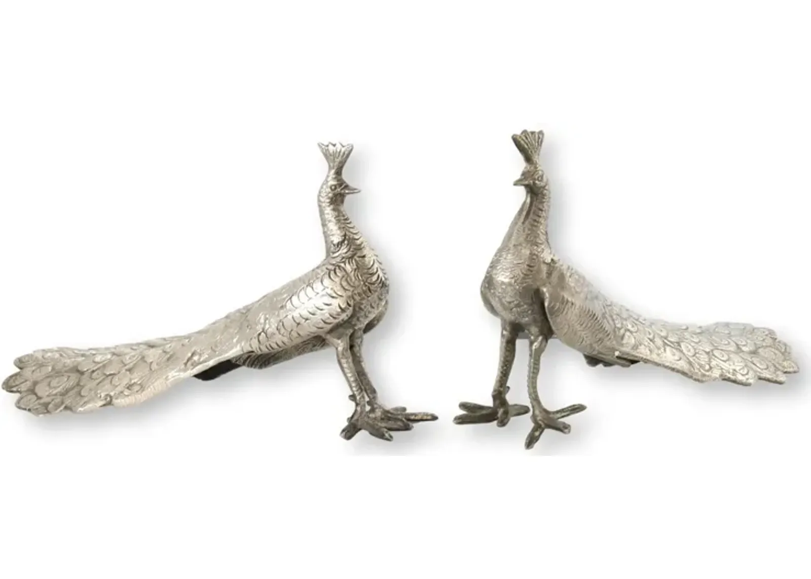 French Peacock Table Ornaments - Beige