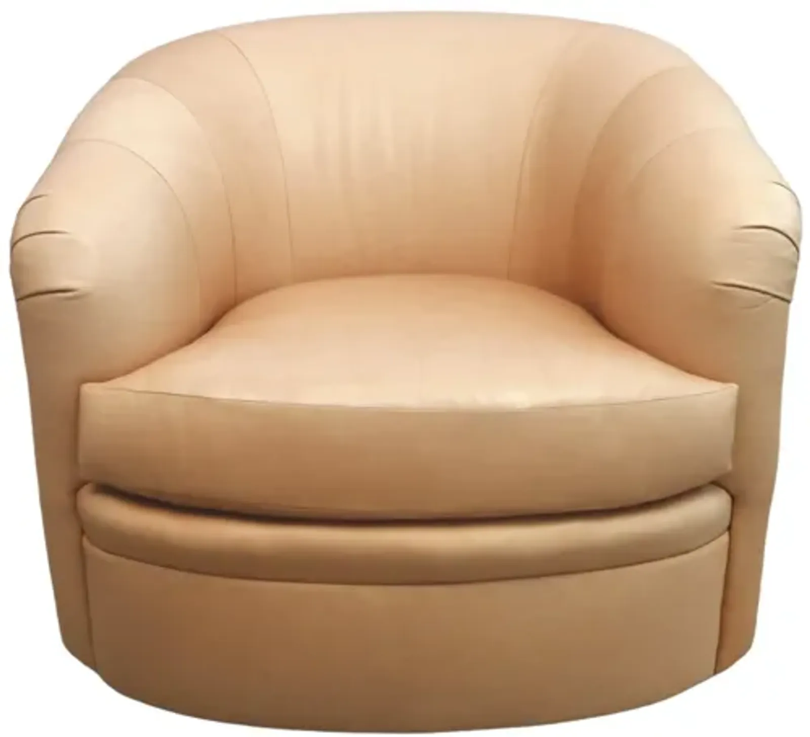 Swaim Leather Swivel Chair