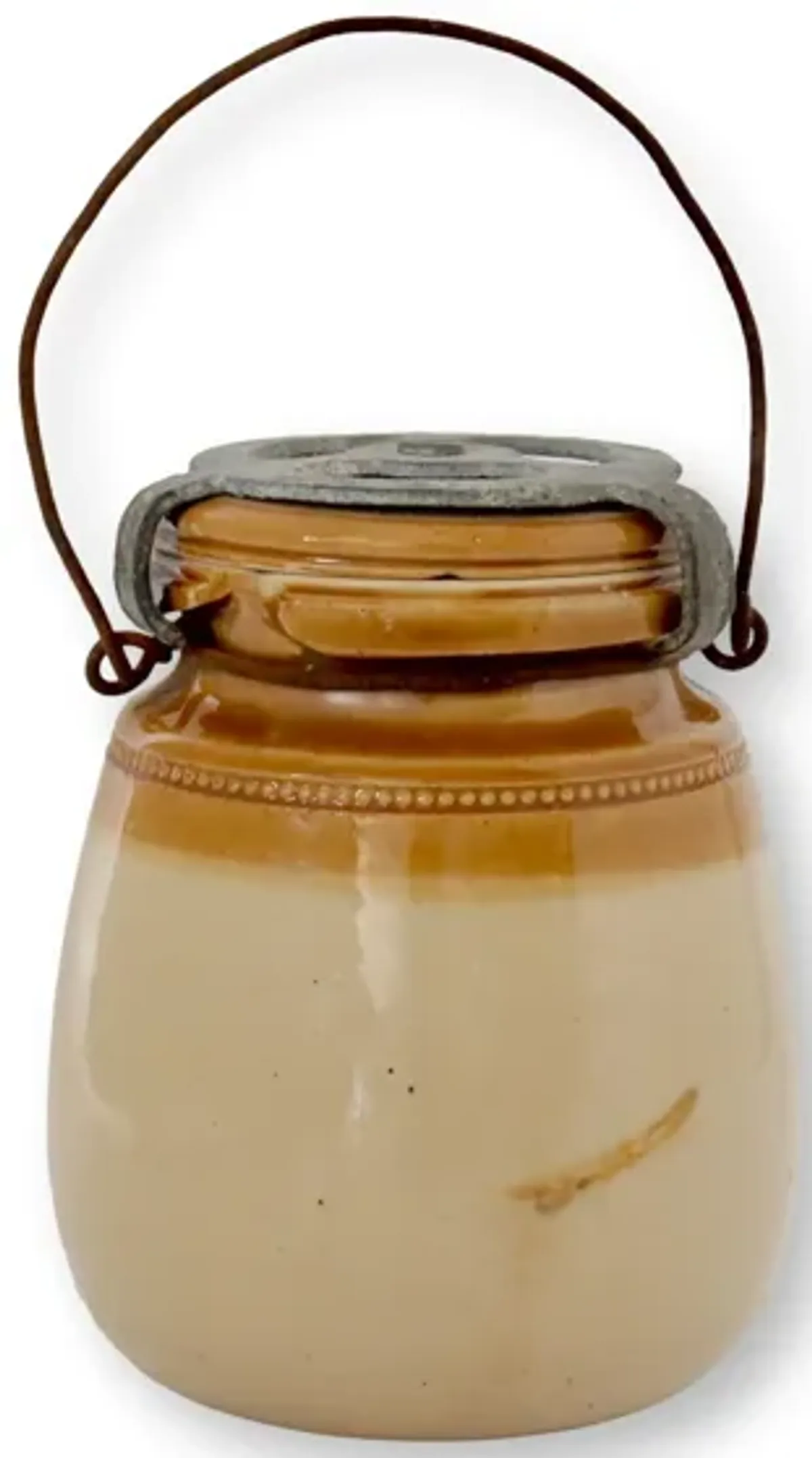 Vintage French Stoneware Rillettes Pot