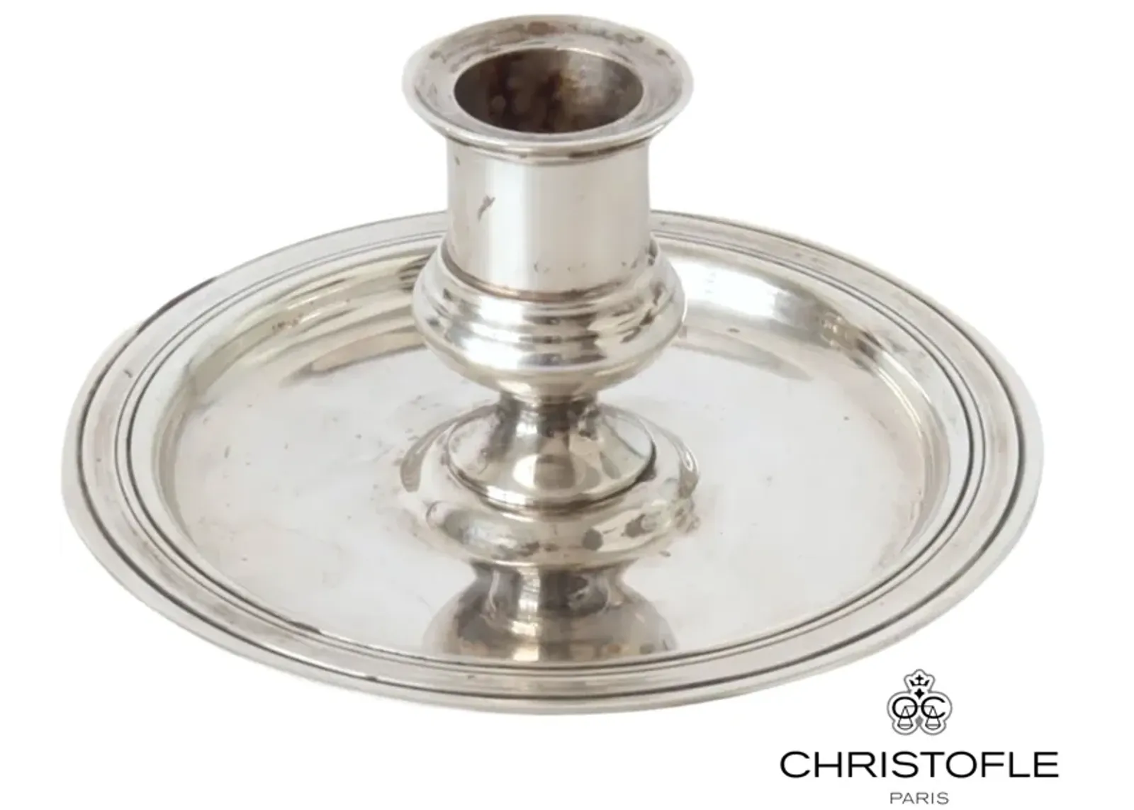 Christofle Silver-Plated Chamberstick