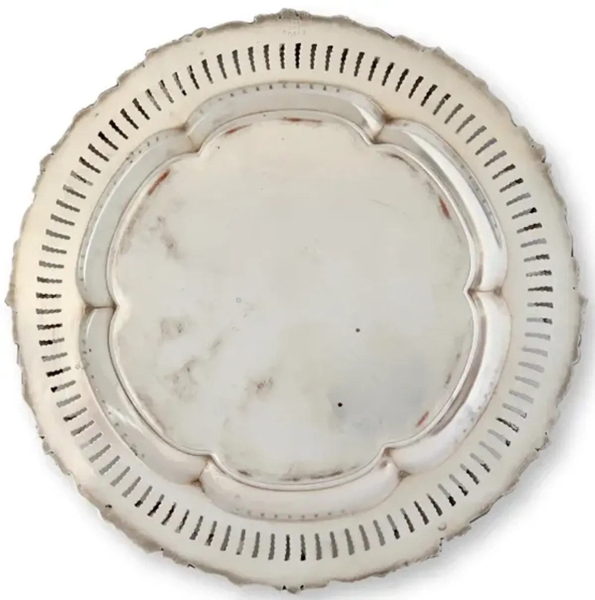 Sheffield Silver-Plate Round Tray