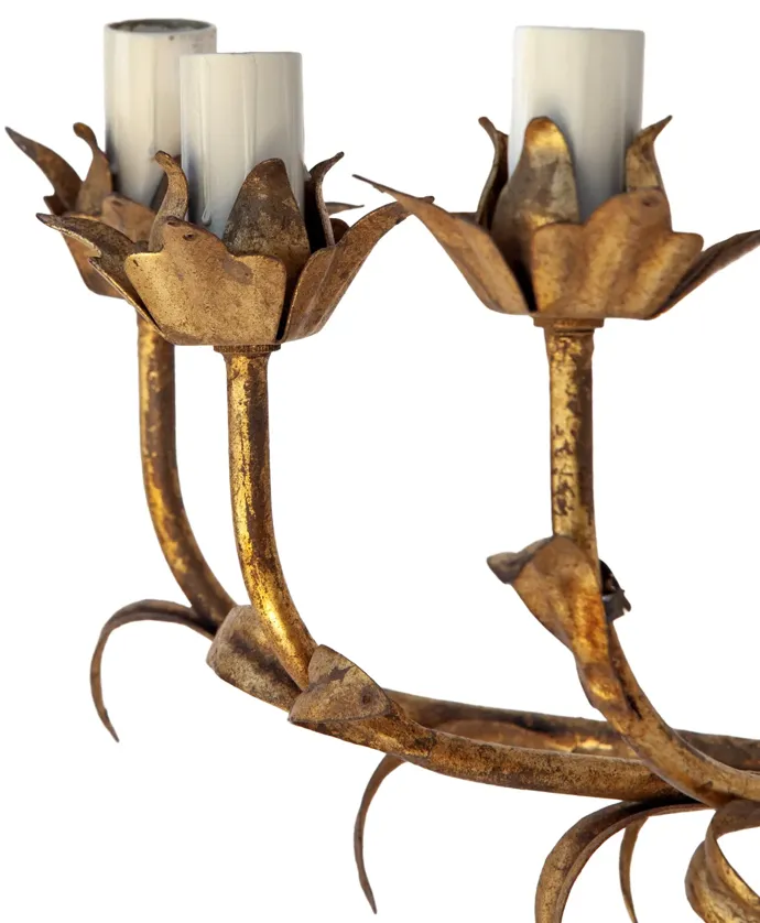 5 Candle Sconce Pair