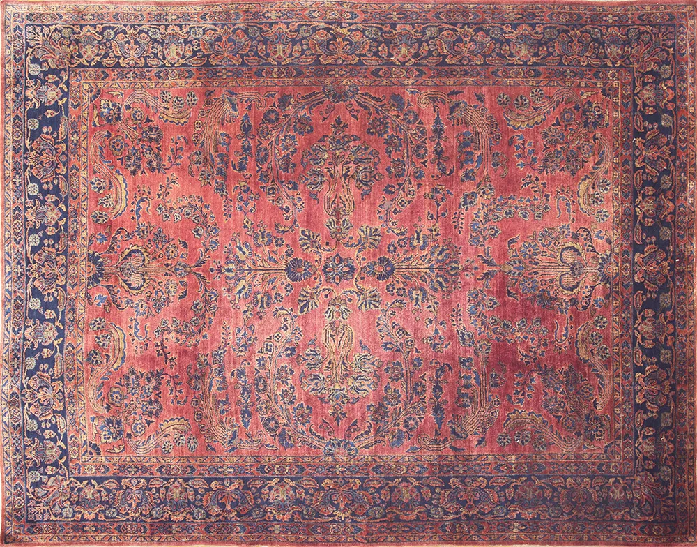 1920s Persian Sarouk Mohajeran Carpet