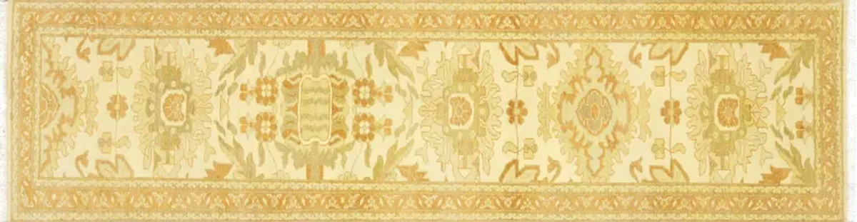 1960 Egyptian Sultanabad Runner-2'7"x9'9 - gold