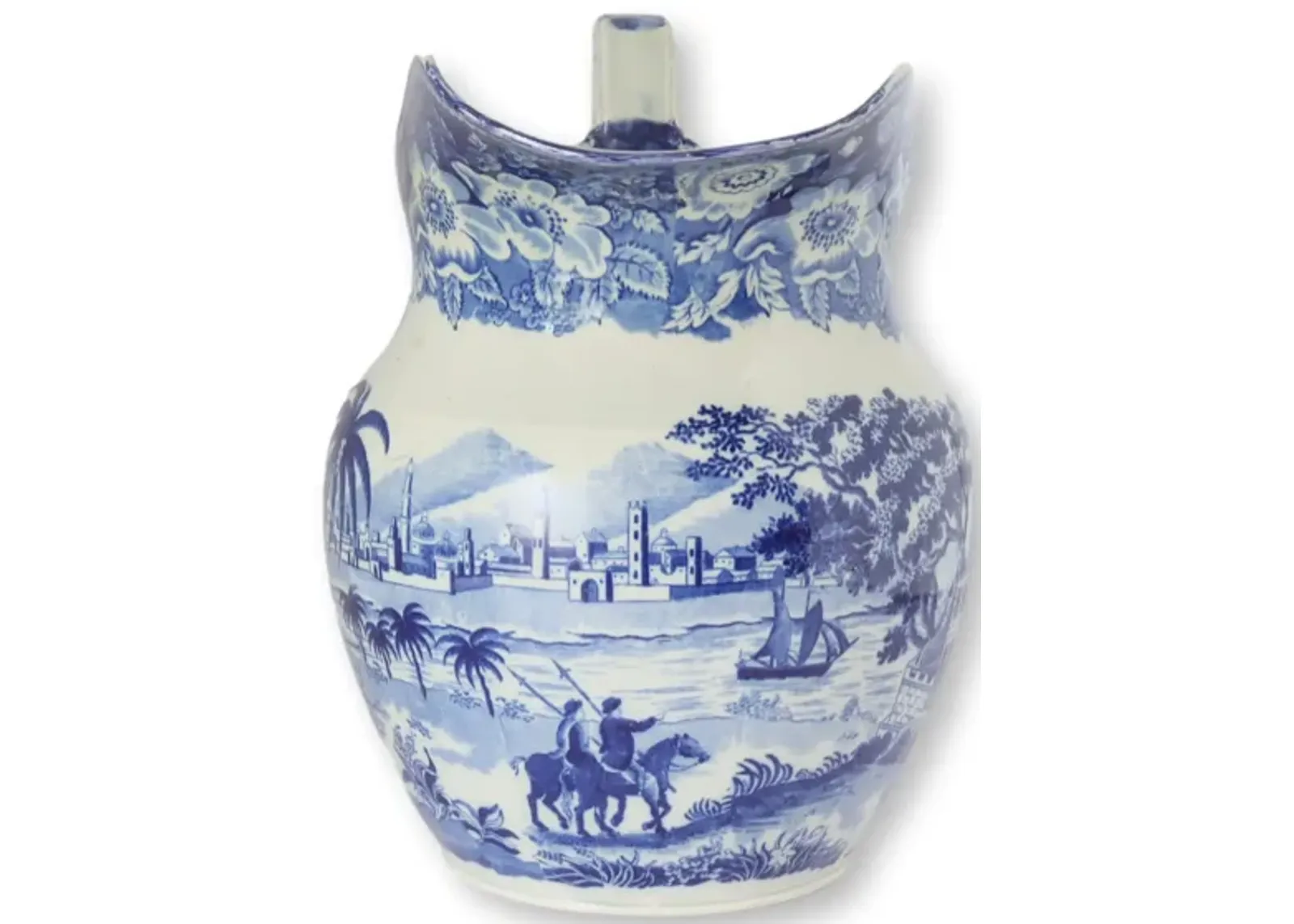 1830s Large English Pearlware Jug